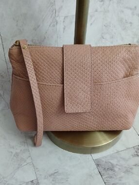 Women's Genuine Leather Wallet in Beige